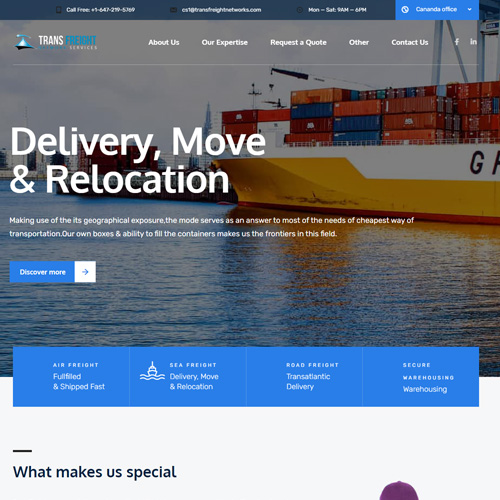 Trans Freight Network Systems Website